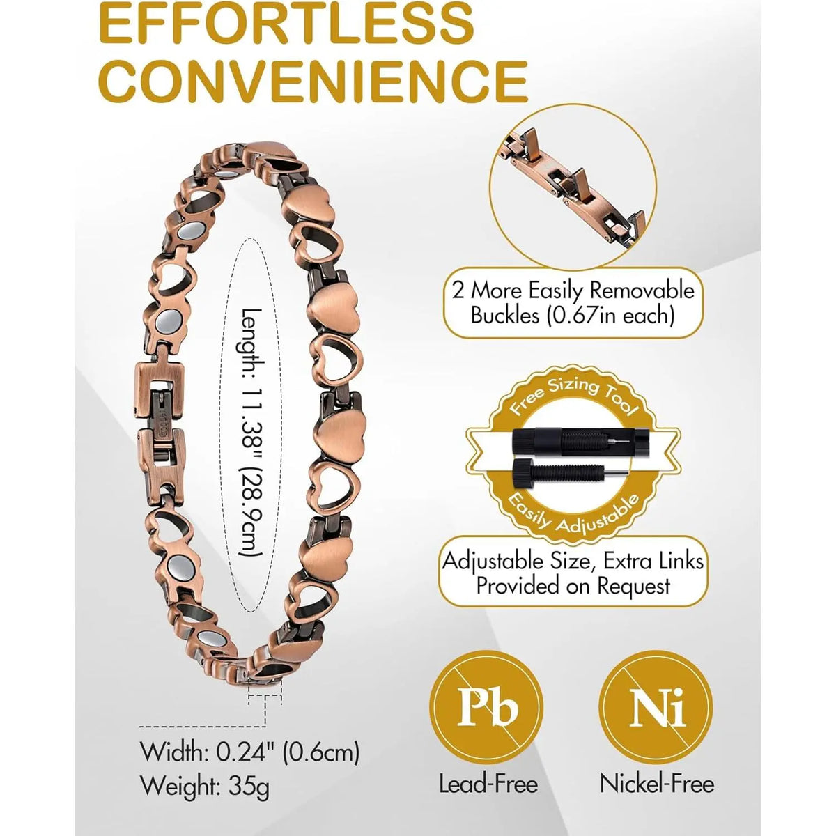 Magnetic Copper Anklets for  Copper Ankle Bracelet for  99.99% Pure Copper with Magnets for Feet & Ankles (X Shape)   Trendy  Accessories everyday women inspirational christmas gift junk fashionable elegant hypoallergenic fashion  gift men metal jewelry