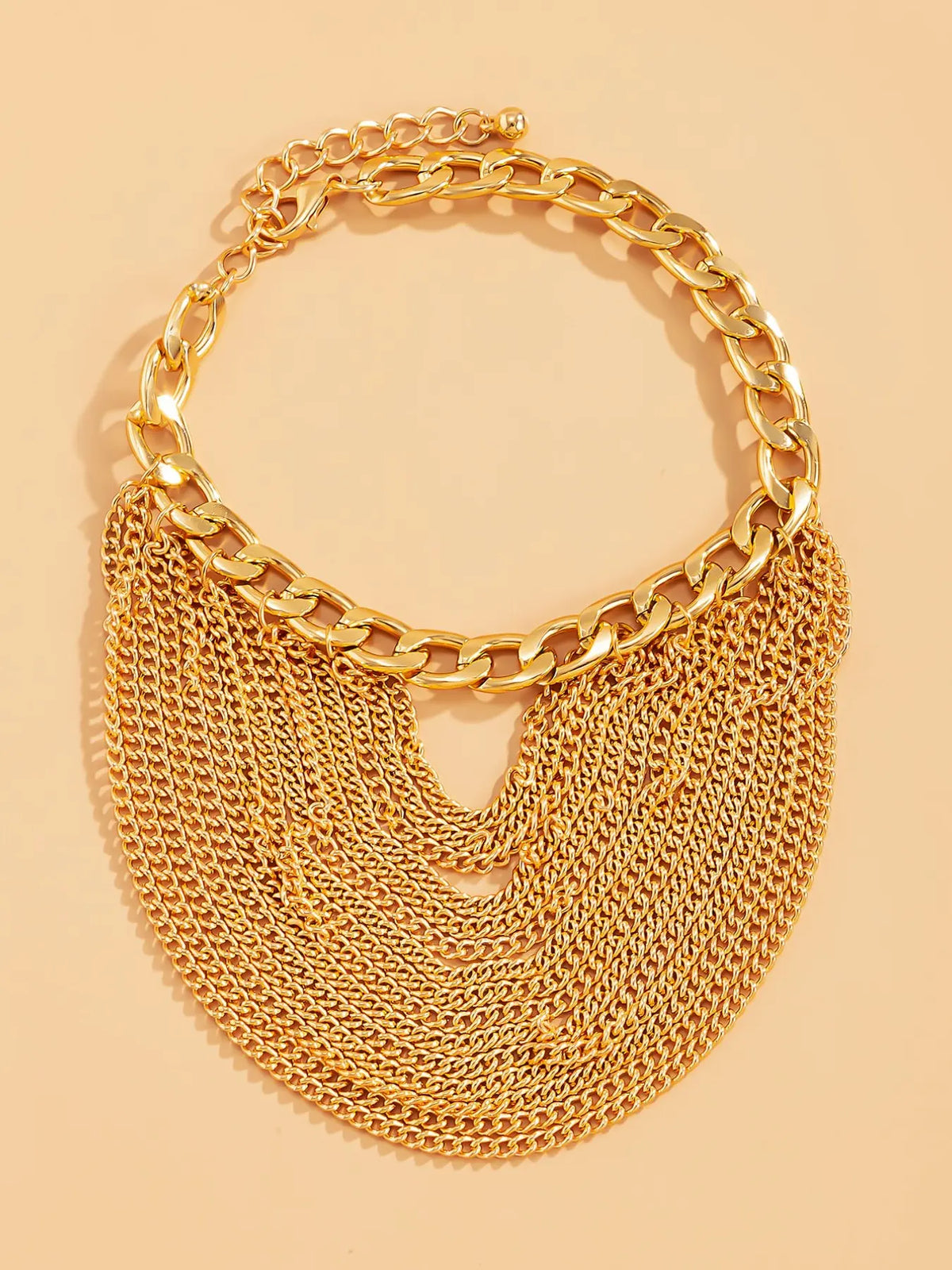 Creative Multi-Layer Chain Fringe Women's Foot Jewelry, Layered Stylish Anklet Accessory, Unique Fashionable Design, Trendy Jewelry, Perfect for Daily Wear