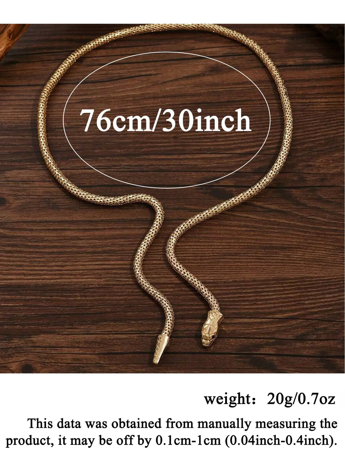 Bendable Snake Wrap Bracelet for Women Men, Flexible Gold Black Serpent Multi-Purpose Jewelry, Wrist Cuff Armband Necklace Leg Chain Ankle Bracelet, Freely Shapeable Simulated Snake Body Jewelry, Gothic Medusa Halloween Cosplay Costume Accessory