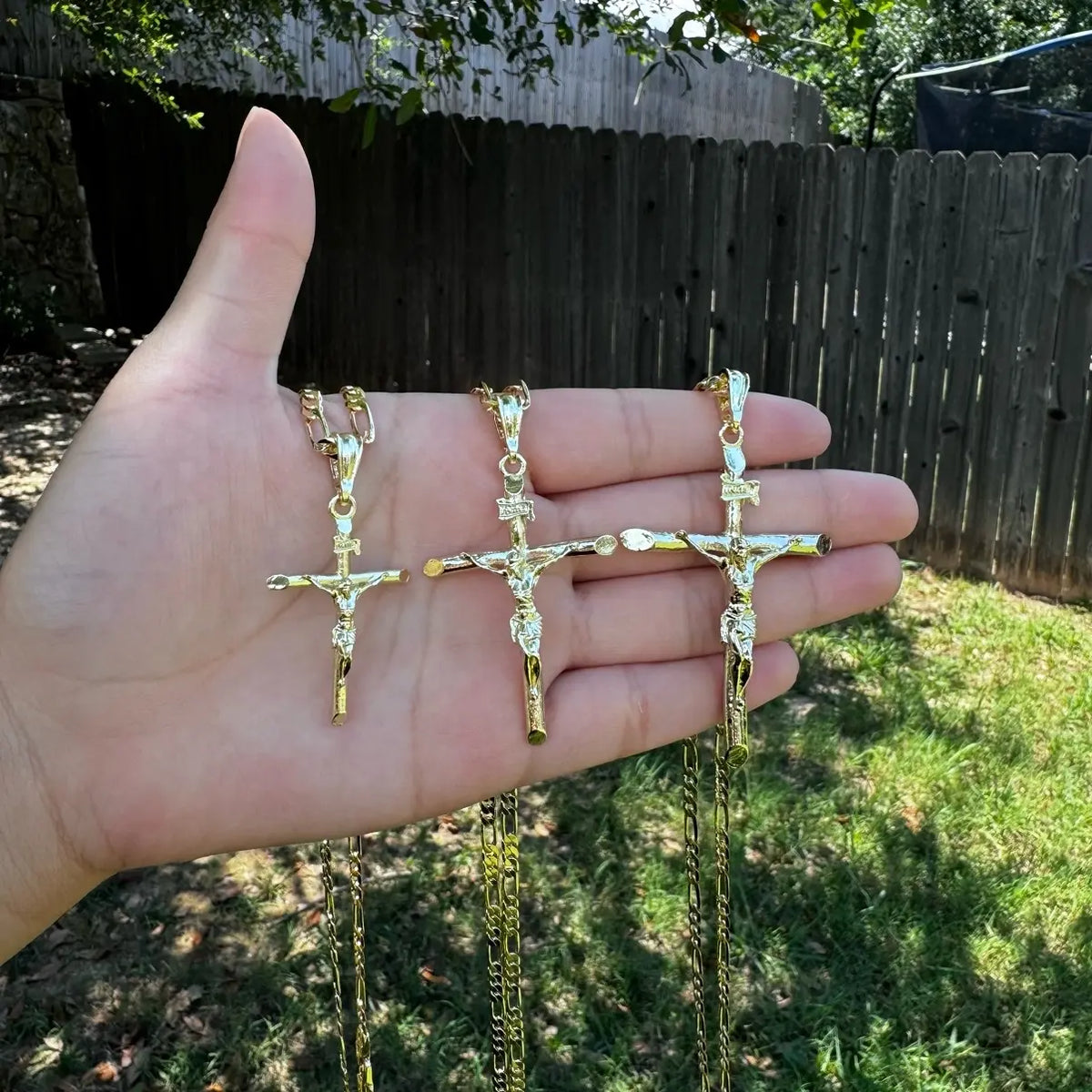 Gold plated Crucifix