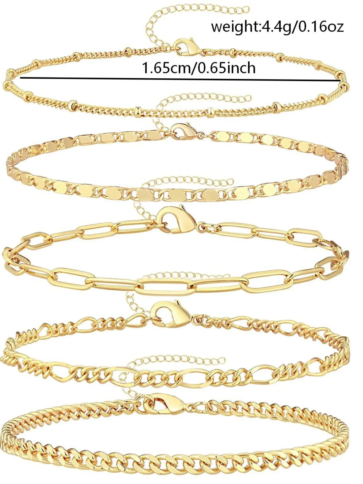 5pcs/Set Gold Multilayer Bohemian Style Snake Chain & Lotus Chain Anklet Bracelet Set, Adjustable Bohemian Aesthetic Summer Beach Trendy Jewelry, Boho Anklet Foot Jewelry
