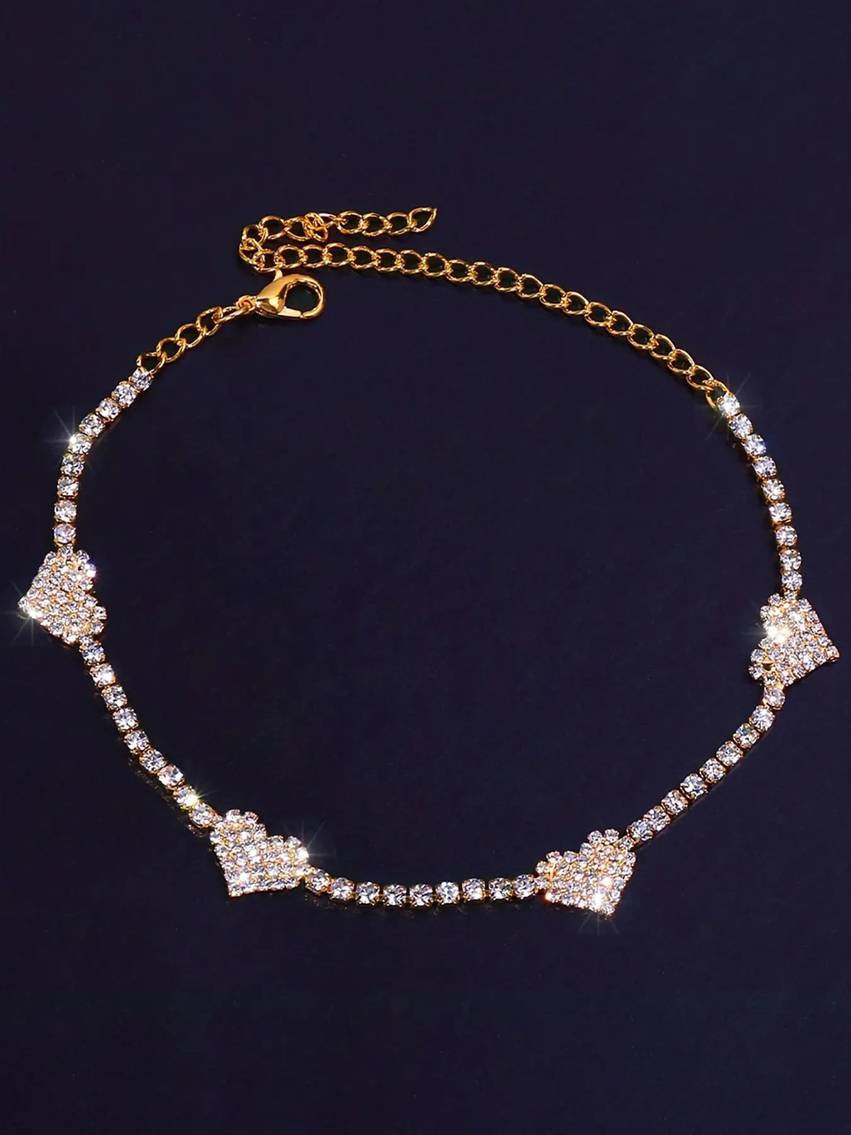 Fashionable Heart Anklet Jewelry, Trendy Holiday Accessory, Elegant Accessory, Stylish Foot Chain for Women, Perfect Gift Idea, Unique Design, Trendy Jewellery Accessories, Summer Jewelry