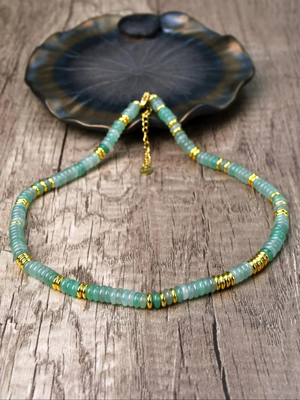 Natural Stone Beaded Necklace, Boho Style Jewelry for Women, Fashion Accessory for Party & Daily Wear, Jewelry for Birthday Gift, Modern Versatile Accessories, Decorative Necklace