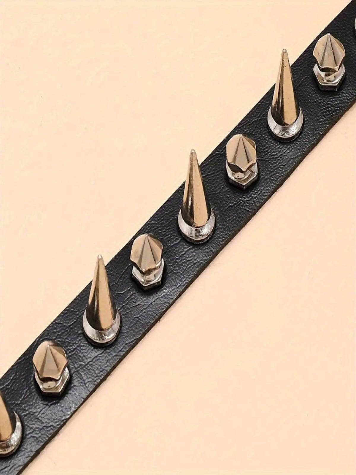 Punk Style Studded Decor Choker, Fashion Costume Jewelry Decorative Necklace, Adjustable Strap Design Choker for Party & Daily Wear, Daily Clothing Decor, Trendy All-match & Exquisite Jewelry for Birthday Gift