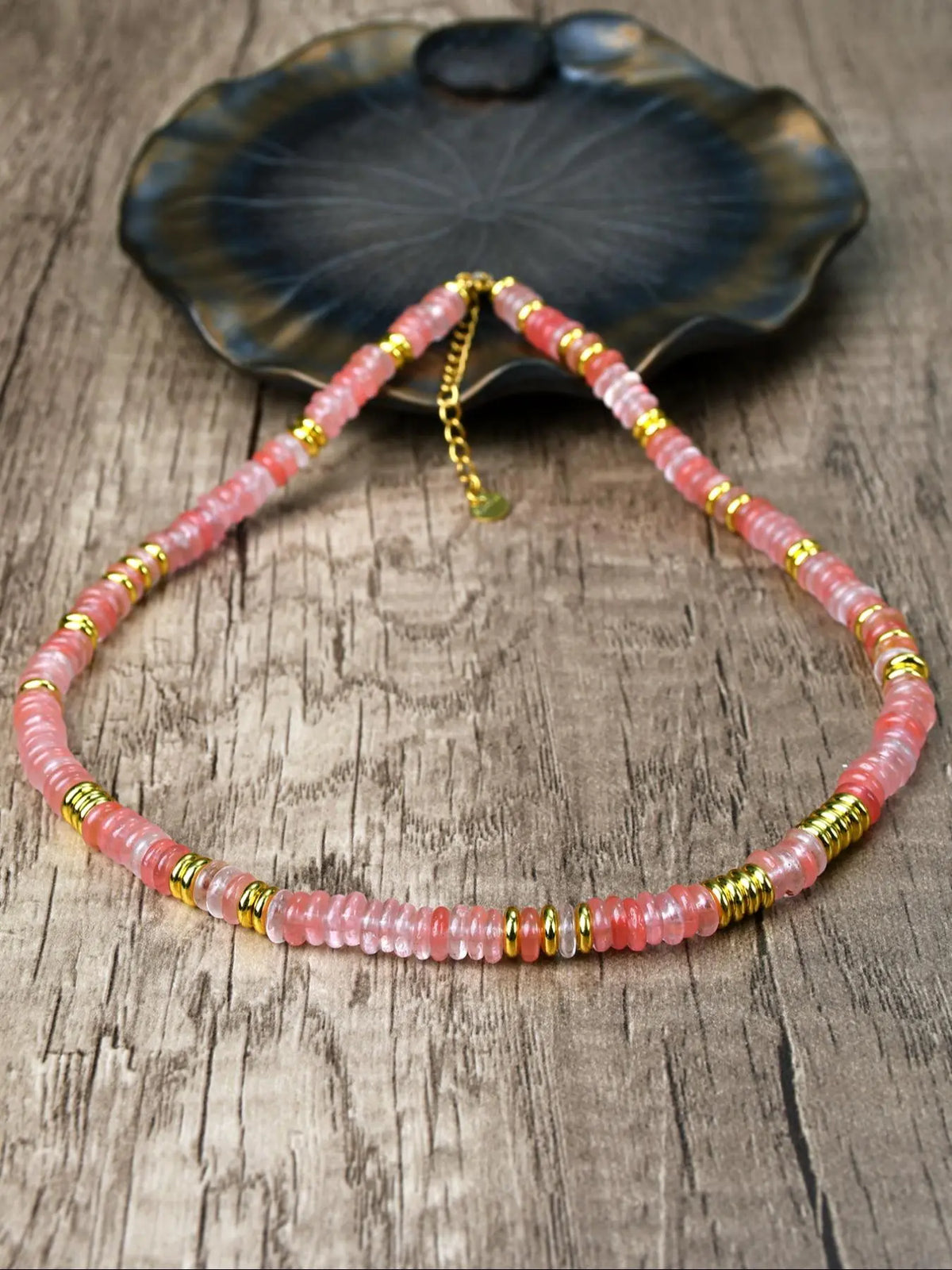 Natural Stone Beaded Necklace, Boho Style Jewelry for Women, Fashion Accessory for Party & Daily Wear, Jewelry for Birthday Gift, Modern Versatile Accessories, Decorative Necklace