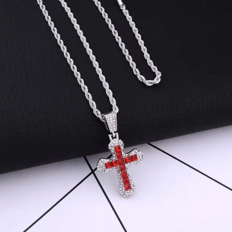 Chains Unisex Cross Necklace 2025 Fashion Multi-Color Pendant Chain Link Necklace for Men Women Gifts Street Style Trendy Accessory,necklaces for men