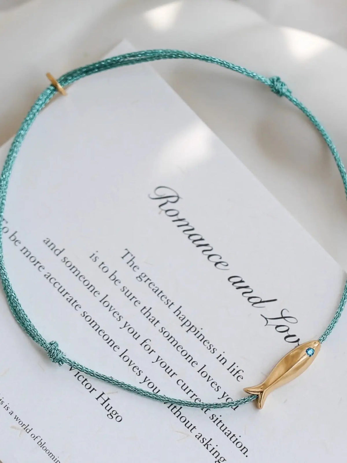 New French Style Blue Thread Woven Vintage Gold Koi Fish Anklet, Boho Plain Design, Alloy Chain, All Seasons Foot Jewelry, Fashionable Jewelry Accessories, Trendy Fashionable Accessories