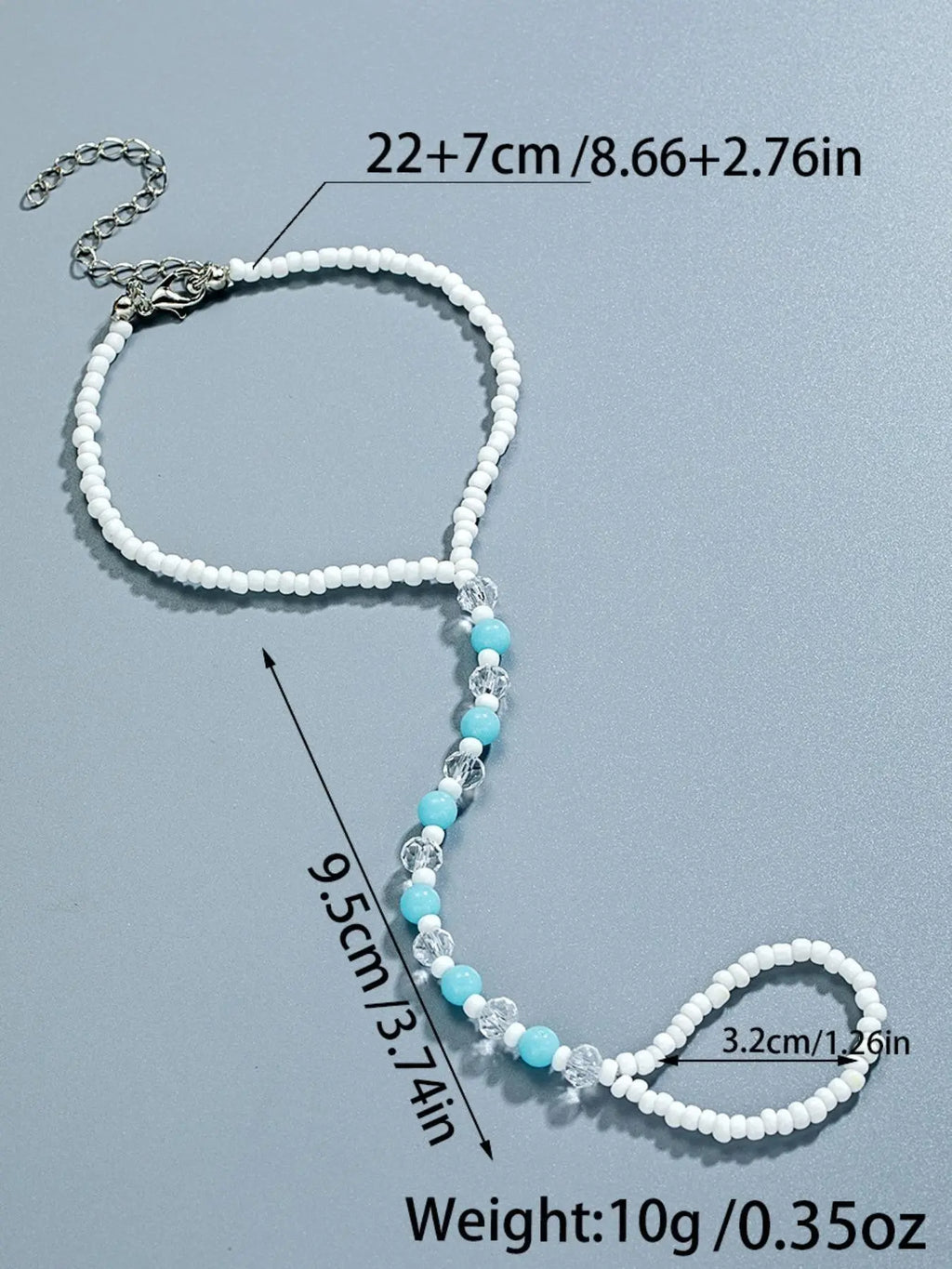 Summer Beach Vacation Glow-In-The-Dark Adjustable Anklet, Creative Acrylic Foot Jewelry, Women's Party Accessory, Fashionable Beach Wear, Fashion Accessories