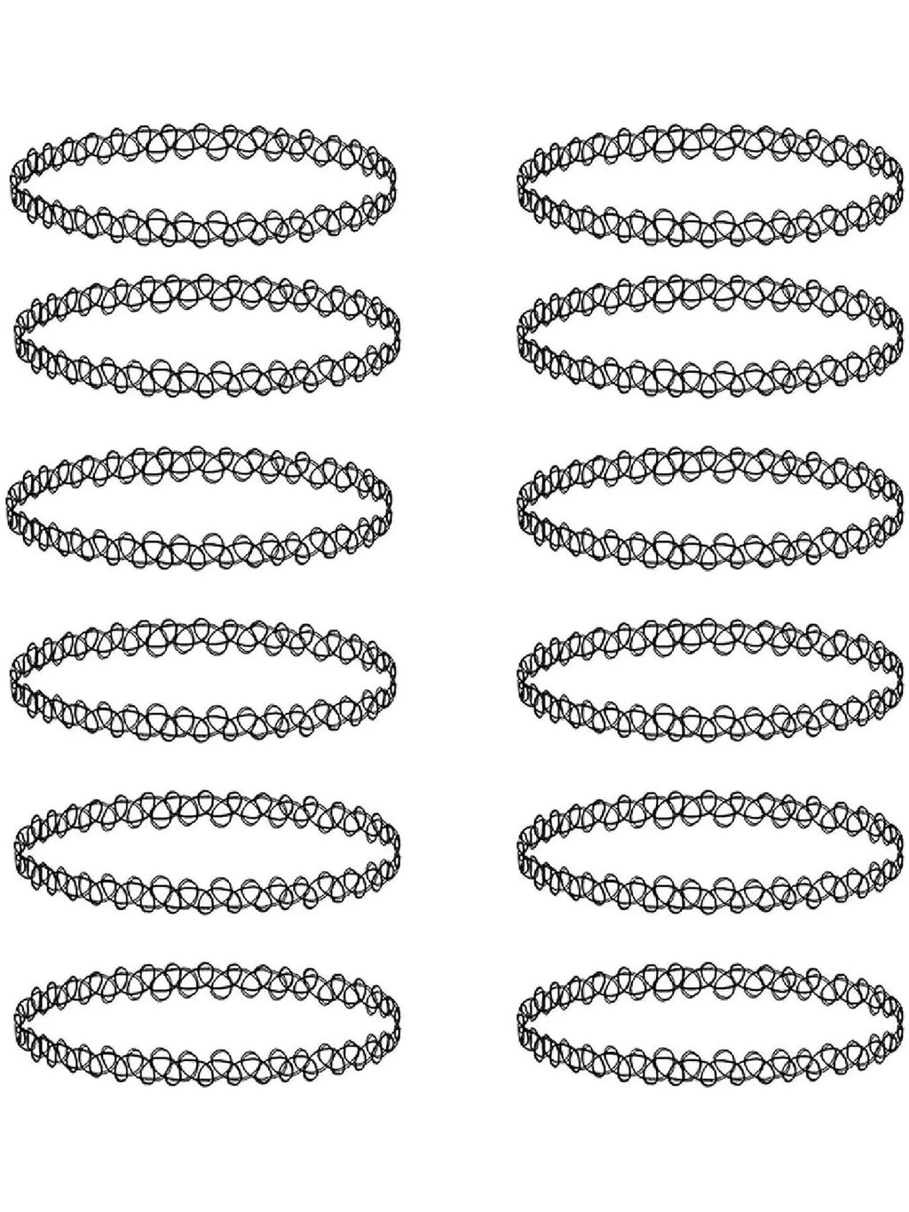 Choker Necklace, Fishnet‑Style Chain Necklace for Women & Girls, Casual Jewelry for Party & Daily Wear, Exquisite Jewelry for Birthday Gift