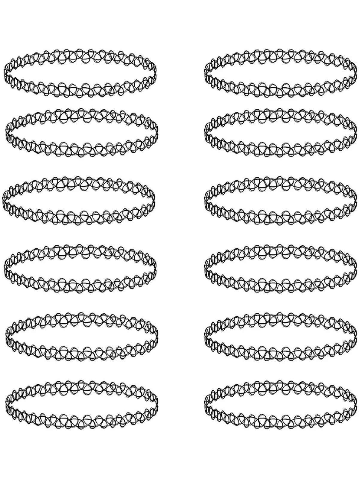 Choker Necklace, Fishnet‑Style Chain Necklace for Women & Girls, Casual Jewelry for Party & Daily Wear, Exquisite Jewelry for Birthday Gift
