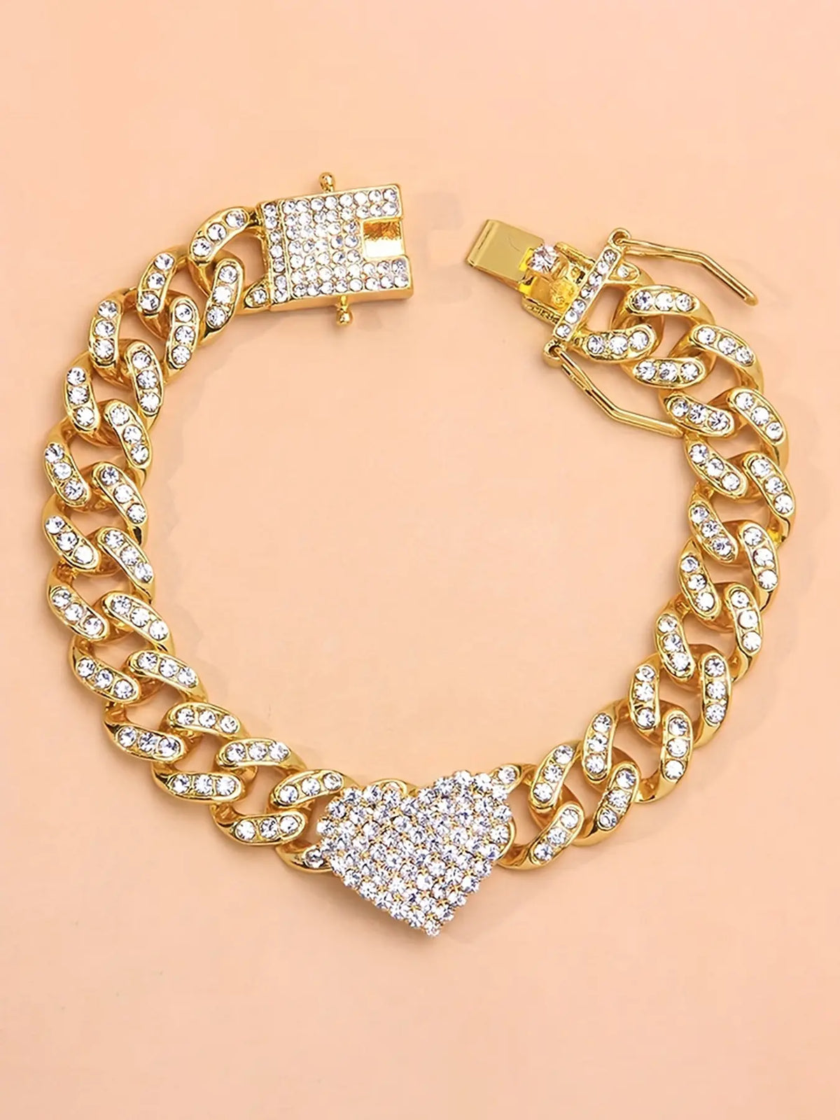 Trendy Summer Beach Anklet with Rhinestone Cuban Design, Fashionable New Foot Jewelry for Women, Stylish Cuban Link Anklet, Elegant Accessory, Trendy Fashionable Accessories