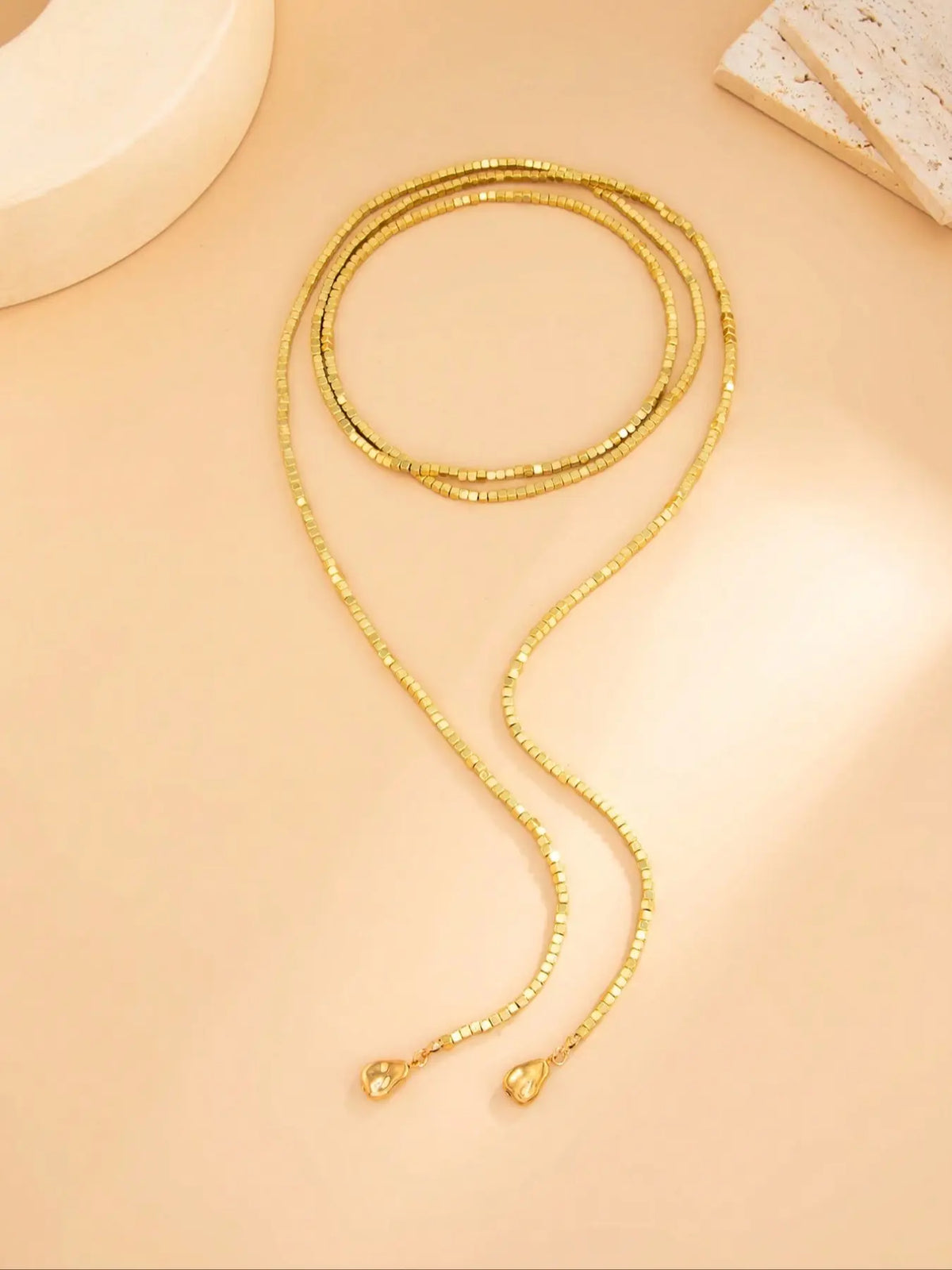 1pc Luxury Sparkling CZ Faux Pearl Beaded Long Necklace, Elegant Necklace, Personalized Metal Disc Tassel Pendant Necklace For Women, Bling Chain, Suitable For Parties, Gifts, And Daily Wear (Color And Texture As Per Actual Item) Layered Necklaces