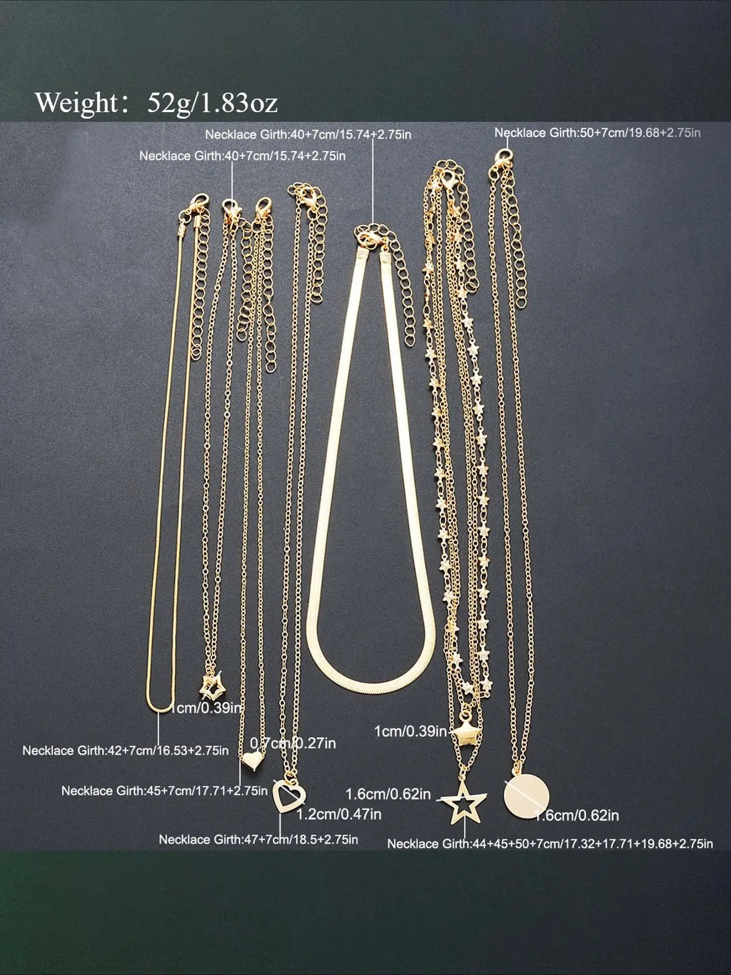 Mother's Day Gift 13pcs Minimalist Heart, Butterfly, Star, Moon & Disc Faux Pearl Assorted Necklaces Gift Set For Women, Gift For Date, Vacation And Daily Wear, Jewelry Accessories, Dainty Layering, Fashionable Jewelry Set