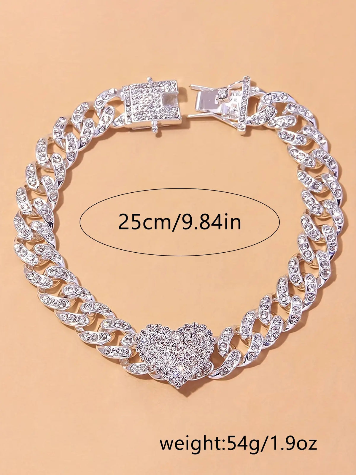Trendy Summer Beach Anklet with Rhinestone Cuban Design, Fashionable New Foot Jewelry for Women, Stylish Cuban Link Anklet, Elegant Accessory, Trendy Fashionable Accessories