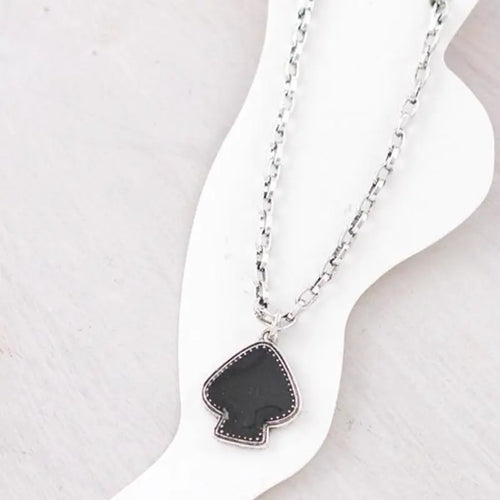 Ace Charm Anklet - Black Lobster Claw Closure, Available in Checker or Black, Featuring Charm and Chain