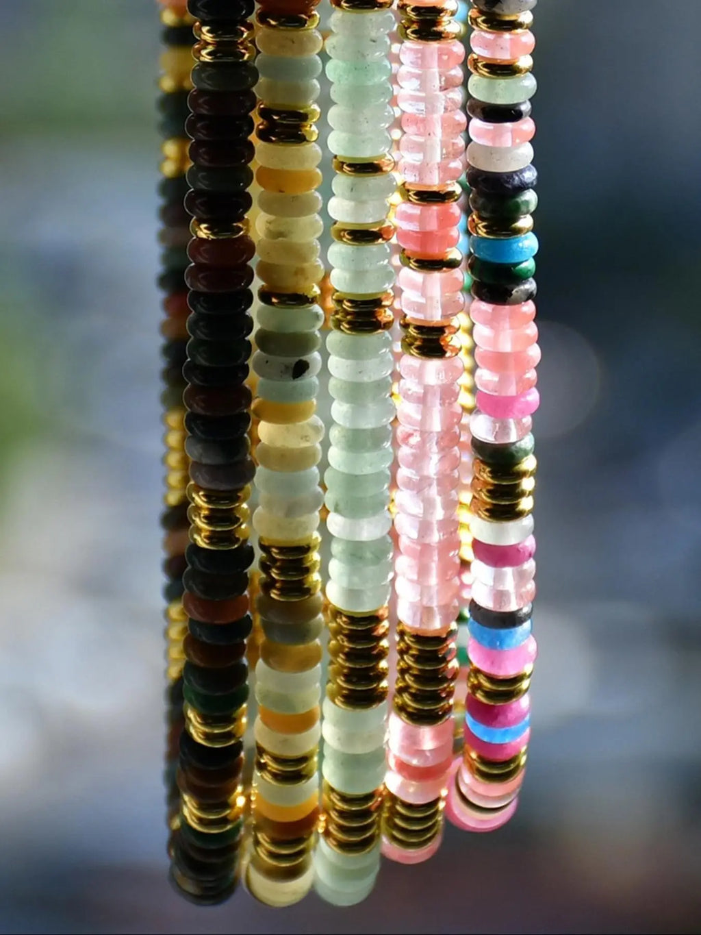 Natural Stone Beaded Necklace, Boho Style Jewelry for Women, Fashion Accessory for Party & Daily Wear, Jewelry for Birthday Gift, Modern Versatile Accessories, Decorative Necklace