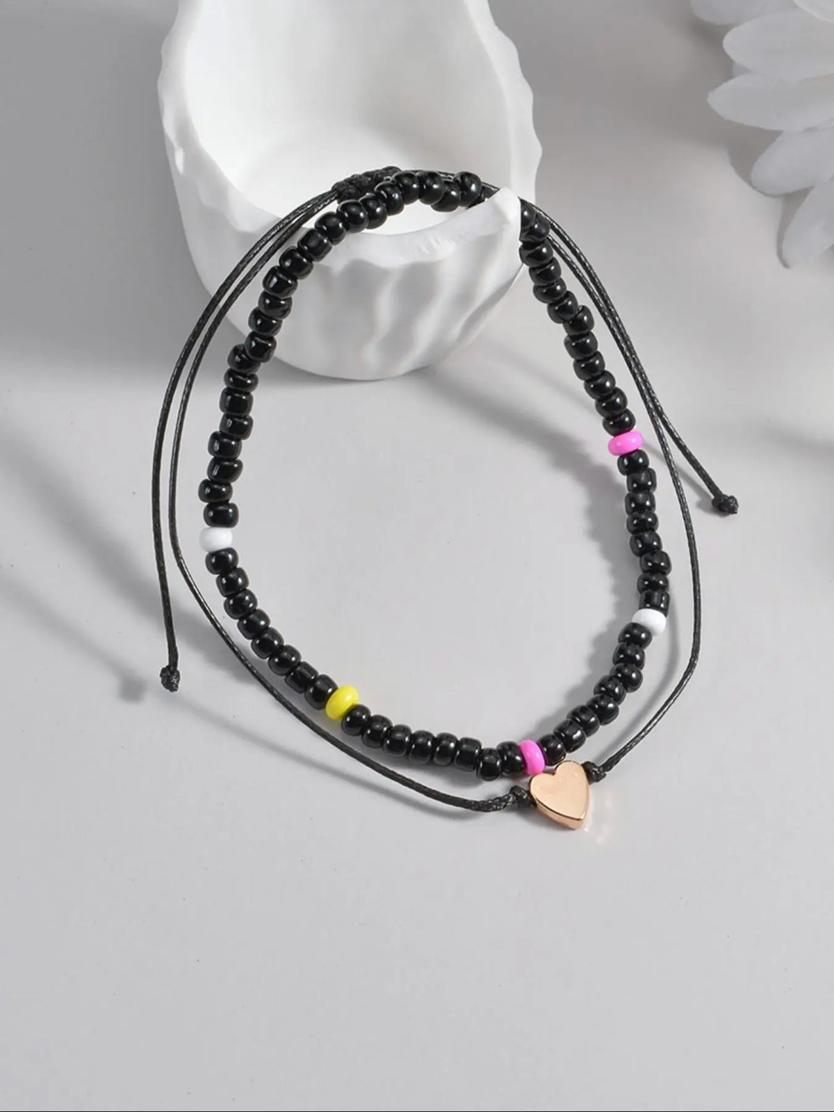 Women's Boho Style Beaded Elasticity Anklet, Fashionable Bohemian Adjustable Anklet for Women & Girls for Party, Daily Clothing Decor, Trendy All-match Jewelry for Birthday Gift, Ankle Bracelet, Trendy Jewellery Accessories, Summer Jewelry, Foot Jewelry