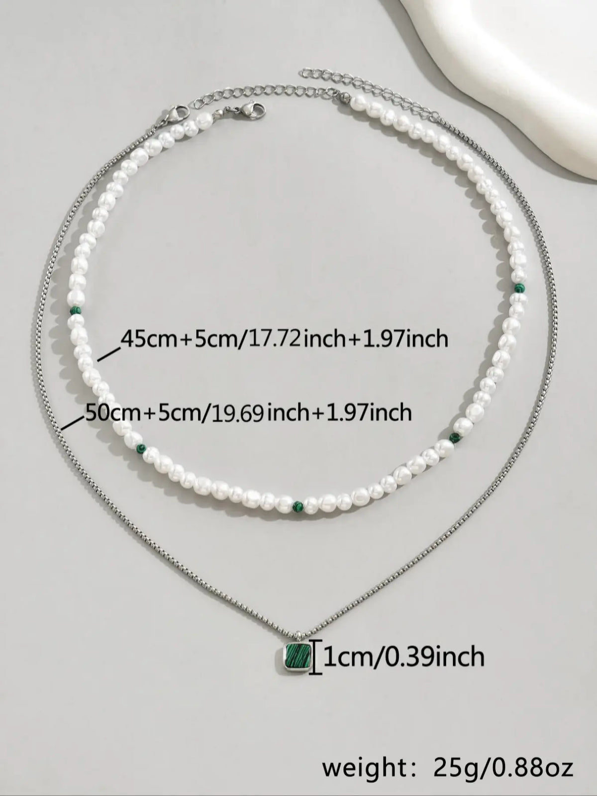 Men's Fashion Faux Pearl Decor Pendant Necklace, Casual Jewelry for Party, Trendy Versatile Beaded Necklace for Daily Wear, Birthday Gift
