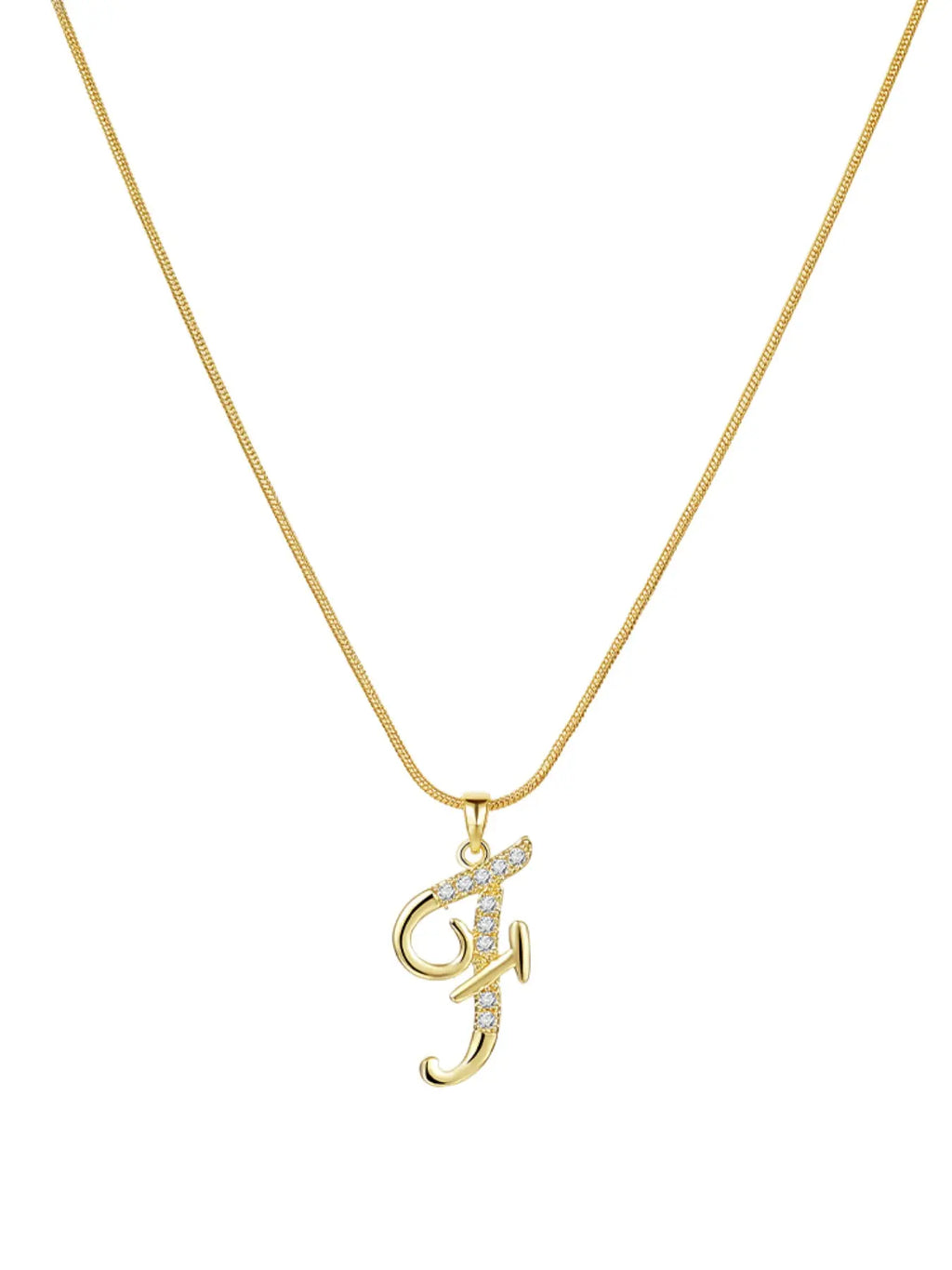 Elegant Simple 26 Letter Copper Zircon Pendant Necklace for Women, Alphabet Letter Necklace, Stylish Jewelry Accessory, Perfect Gift Idea, Necklace Initial, Birthday Gift Jewelry