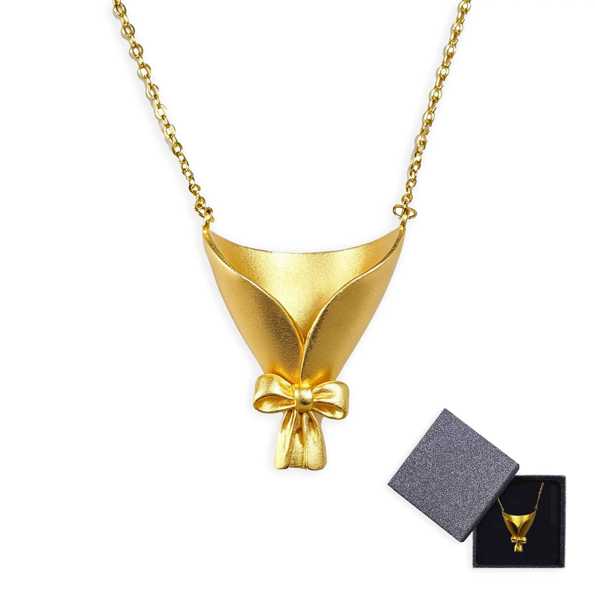 DIY Bouquet Necklace Create your own custom floral accessory by inserting dried or fresh stems. Holiday gifts for friends and family