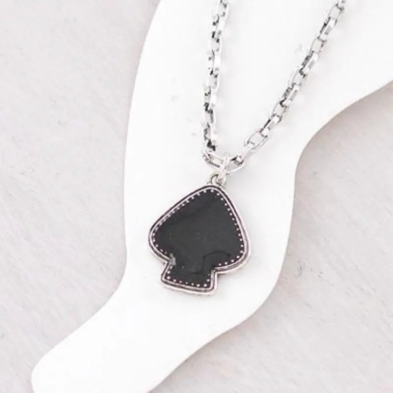 Ace Charm Anklet - Black Lobster Claw Closure, Available in Checker or Black, Featuring Charm and Chain