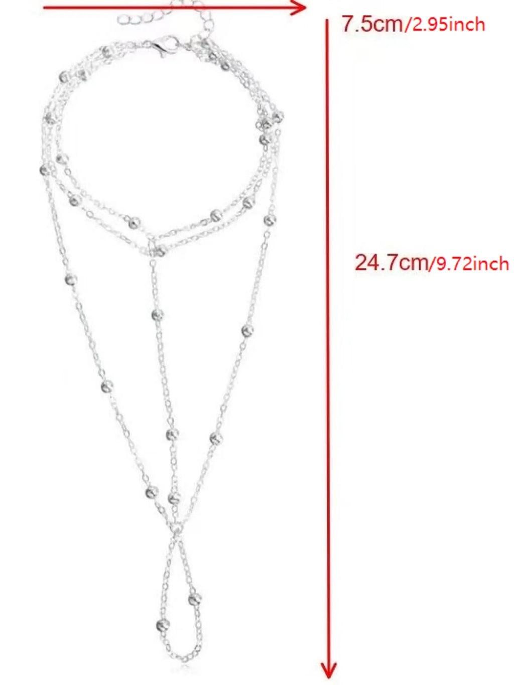 Women Sexy Foot Chain Accessory, Summer Jewelry, Trendy Fashionable Accessories, Dainty Layered Anklet, Unique Personalized Design, High-End Feel, Perfect for Stylish, Enhance Your Look Instantly