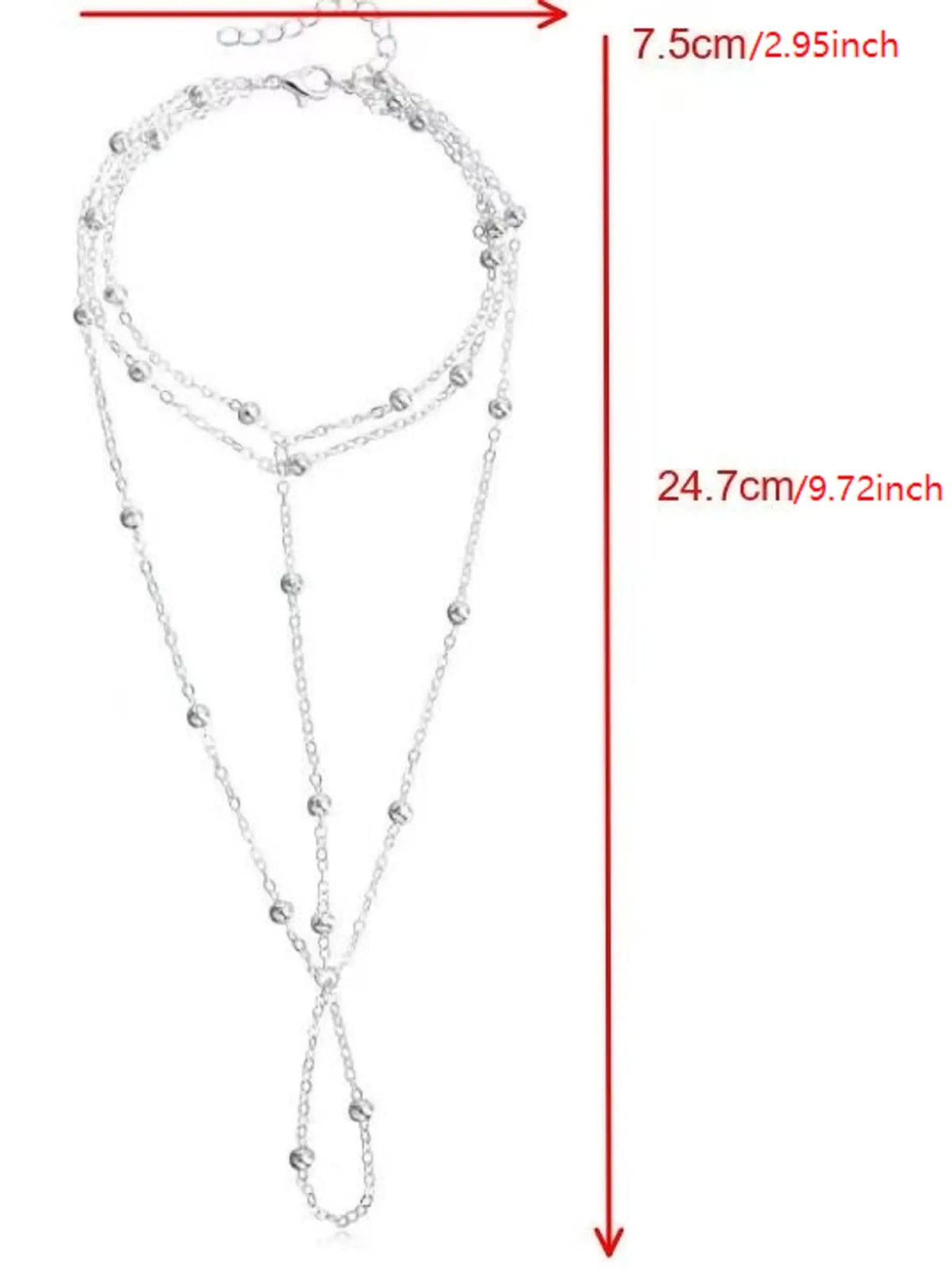 Women Sexy Foot Chain Accessory, Summer Jewelry, Trendy Fashionable Accessories, Dainty Layered Anklet, Unique Personalized Design, High-End Feel, Perfect for Stylish, Enhance Your Look Instantly