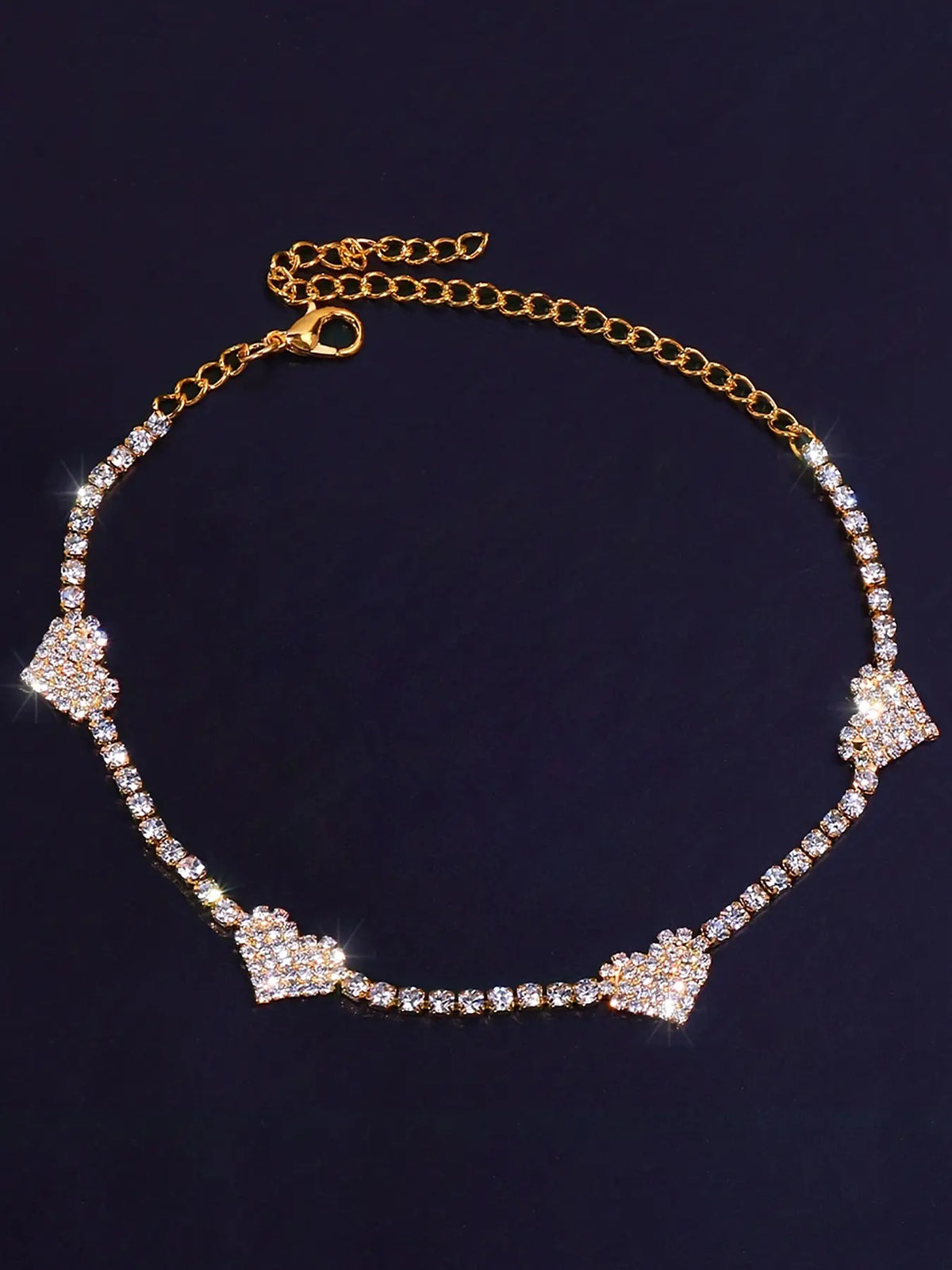 Fashionable Heart Anklet Jewelry, Trendy Holiday Accessory, Elegant Accessory, Stylish Foot Chain for Women, Perfect Gift Idea, Unique Design, Trendy Jewellery Accessories, Summer Jewelry