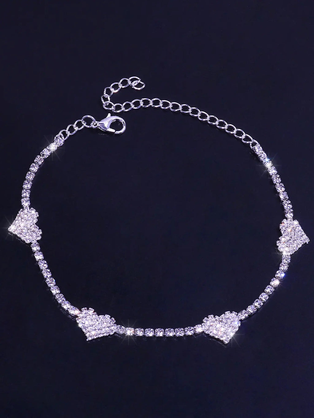 Fashionable Heart Anklet Jewelry, Trendy Holiday Accessory, Elegant Accessory, Stylish Foot Chain for Women, Perfect Gift Idea, Unique Design, Trendy Jewellery Accessories, Summer Jewelry