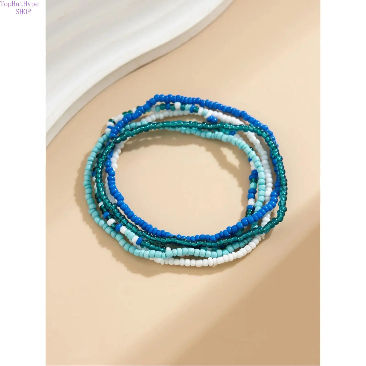 Women's Boho Chic Mixed Color Beaded Anklet - Female Fashion Accessory, Bohemian Jewelry Set, Teen Gift Option, Everyday & Party Wear Foot Decoration, Jewelry for Women,sohochic