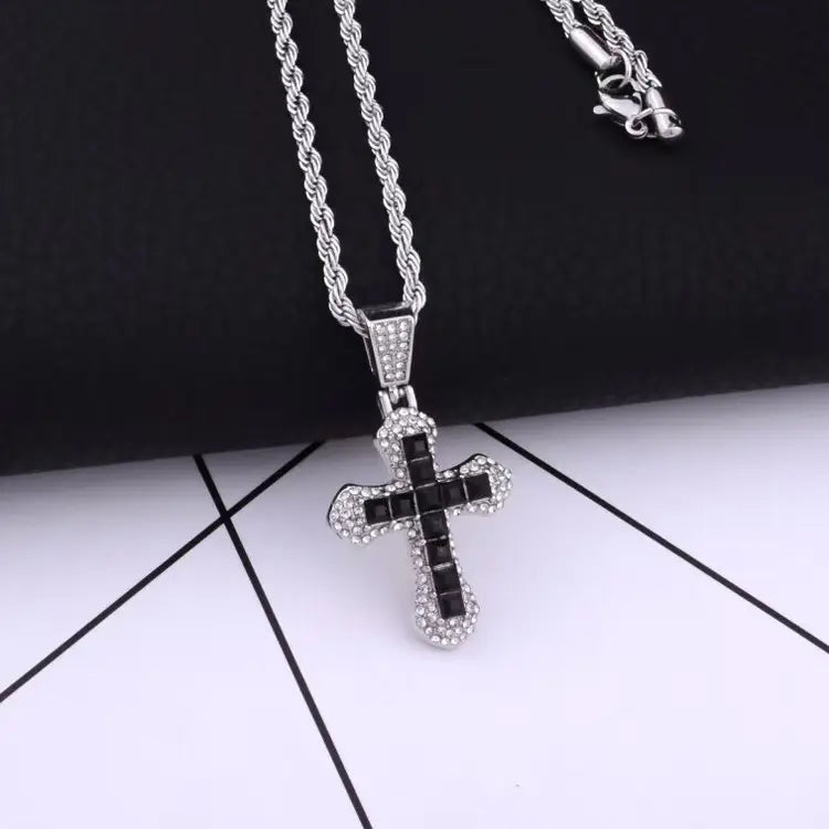 Chains Unisex Cross Necklace 2025 Fashion Multi-Color Pendant Chain Link Necklace for Men Women Gifts Street Style Trendy Accessory,necklaces for men