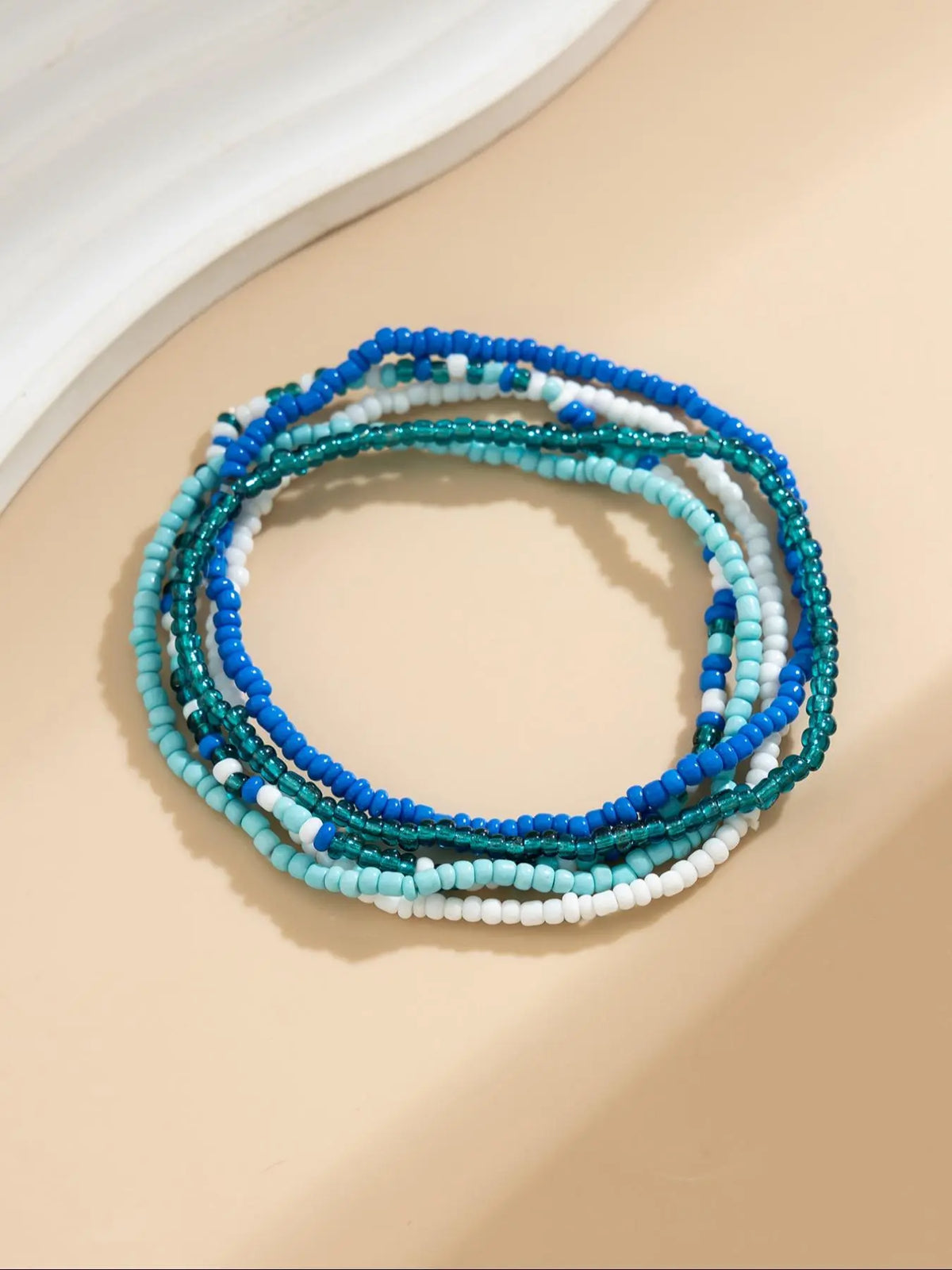 Boho Chic Beaded Colorful Layered Anklet Foot Jewelry for Women & Girls, Teenage Girl Jewellery Accessories, Gifts for Girlfriend, Fashion Decoration Jewelry for Party and Daily Wear