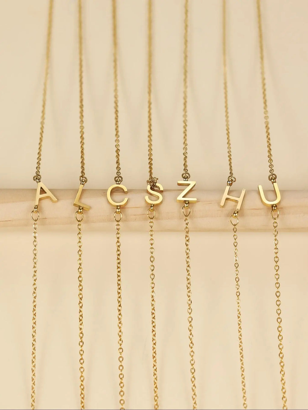 Women's Elegant Letter Decor Thin Chain Necklace, Exquisite Trendy Chain Necklace, Chic Jewelry As Gift for Girlfriend, Letters Necklace, Decorative Necklace, Stainless Steel Necklaces