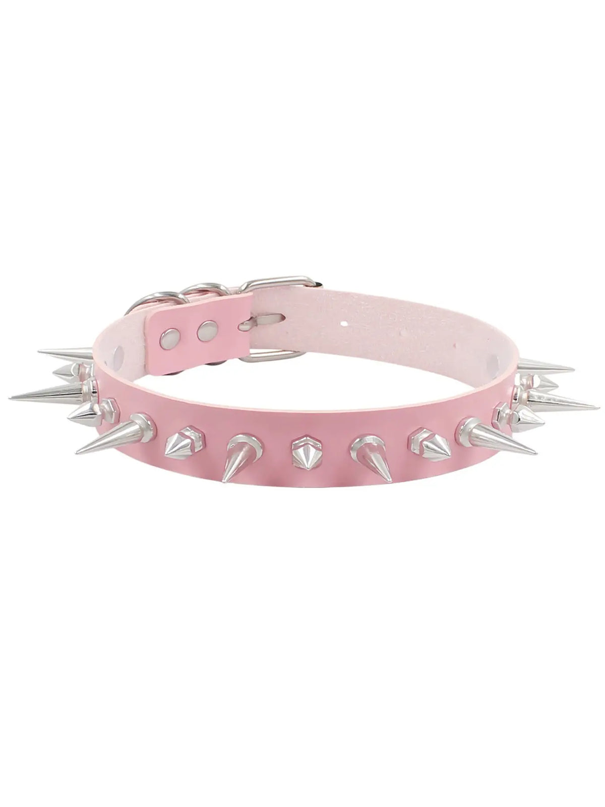 Punk Style Studded Decor Choker, Fashion Costume Jewelry Decorative Necklace, Adjustable Strap Design Choker for Party & Daily Wear, Daily Clothing Decor, Trendy All-match & Exquisite Jewelry for Birthday Gift