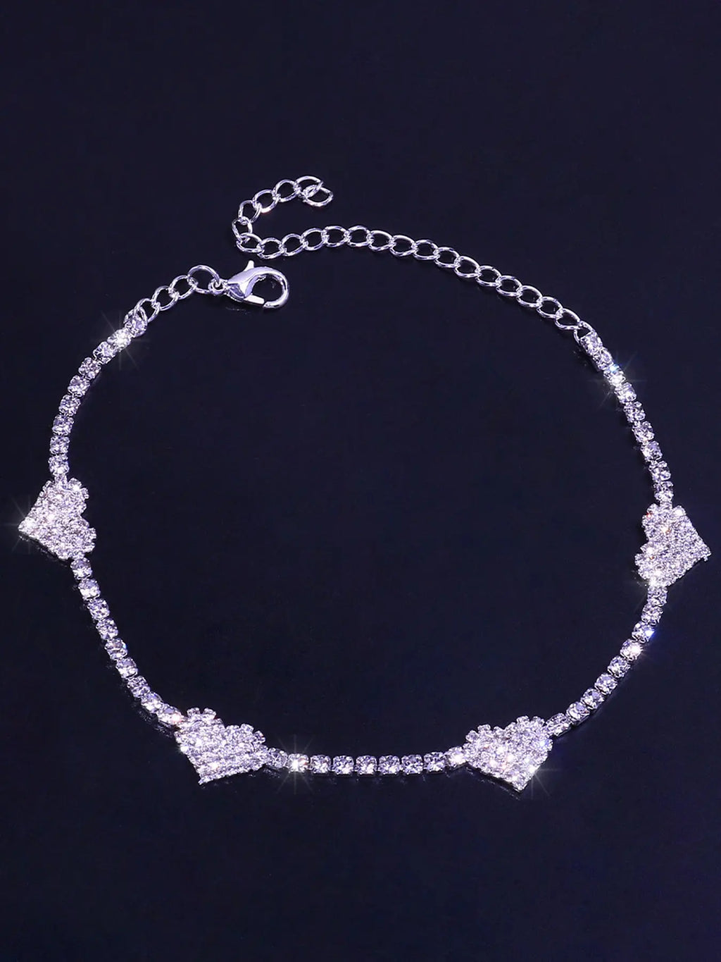 Fashionable Heart Anklet Jewelry, Trendy Holiday Accessory, Elegant Accessory, Stylish Foot Chain for Women, Perfect Gift Idea, Unique Design, Trendy Jewellery Accessories, Summer Jewelry
