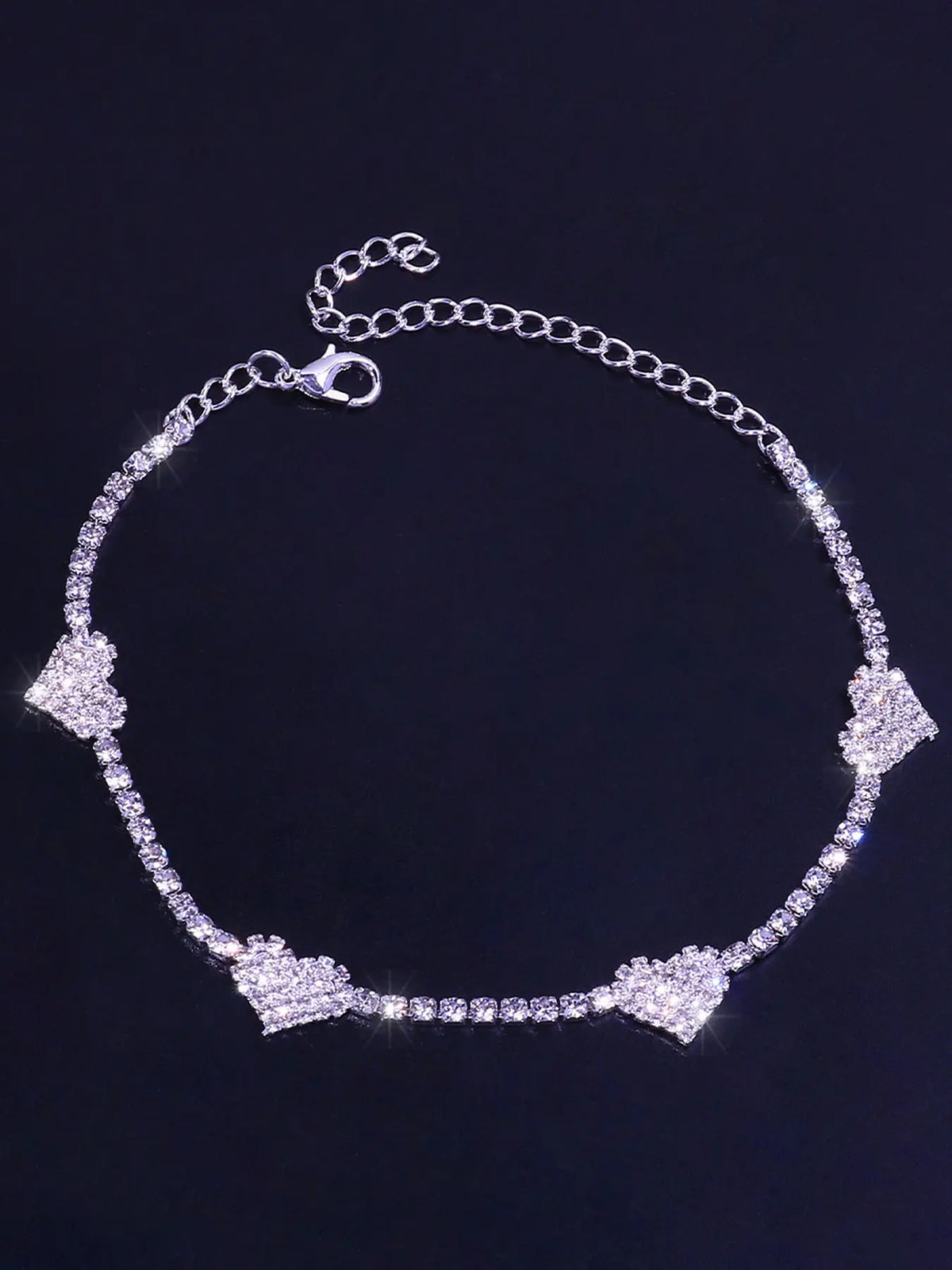 Fashionable Heart Anklet Jewelry, Trendy Holiday Accessory, Elegant Accessory, Stylish Foot Chain for Women, Perfect Gift Idea, Unique Design, Trendy Jewellery Accessories, Summer Jewelry